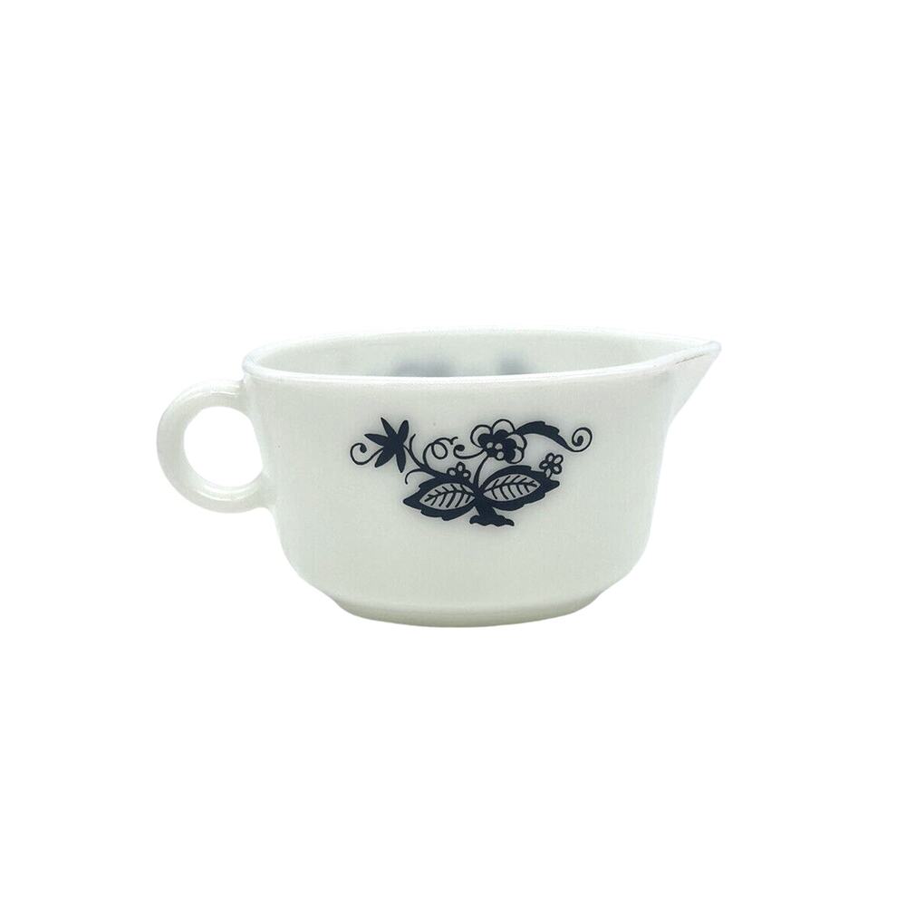 Old Original Vintage Pyrex Old Town Blue Onion Gravy Boat 77-B